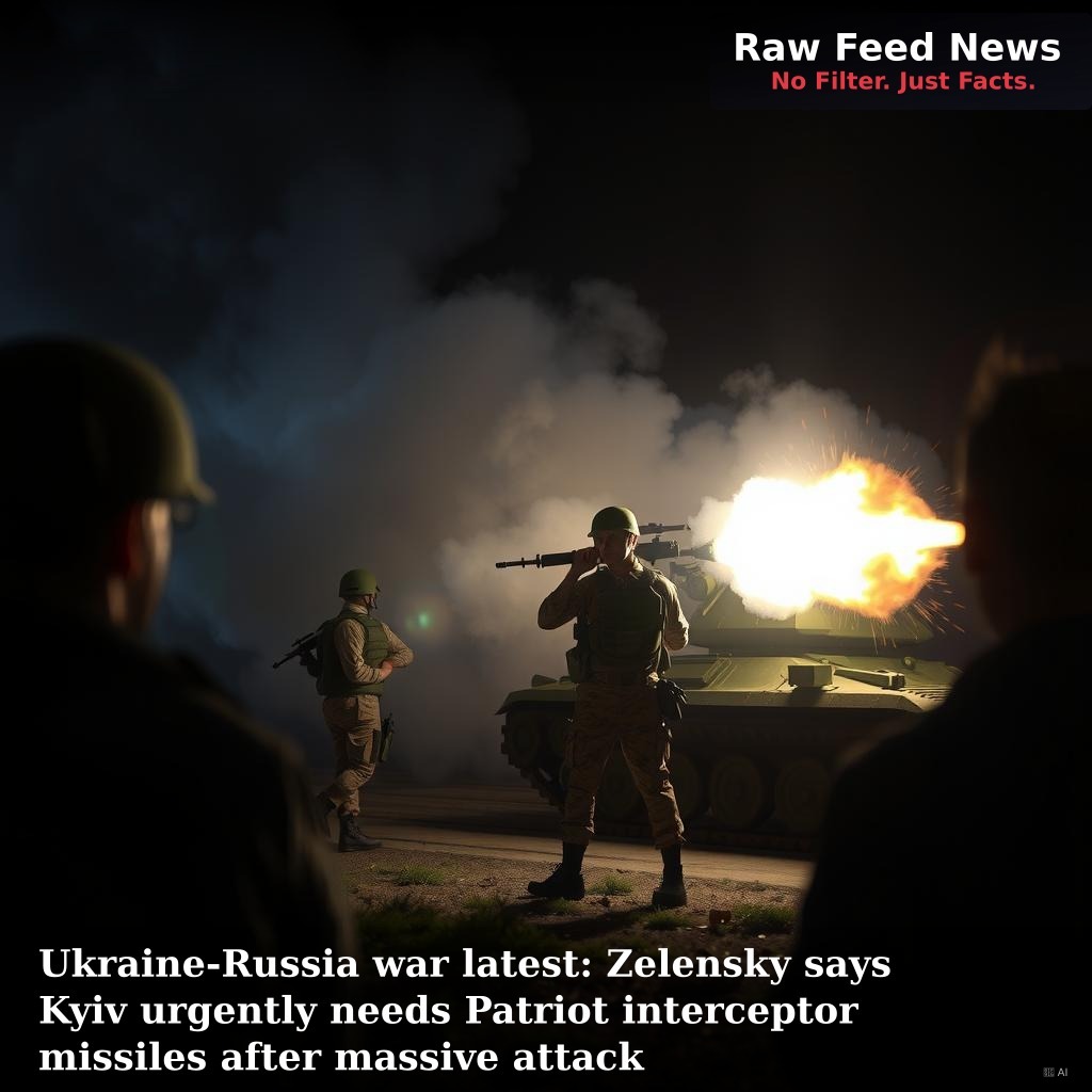 Ukraine-Russia war latest: Zelensky says Kyiv urgently needs Patriot interceptor missiles after massive attack