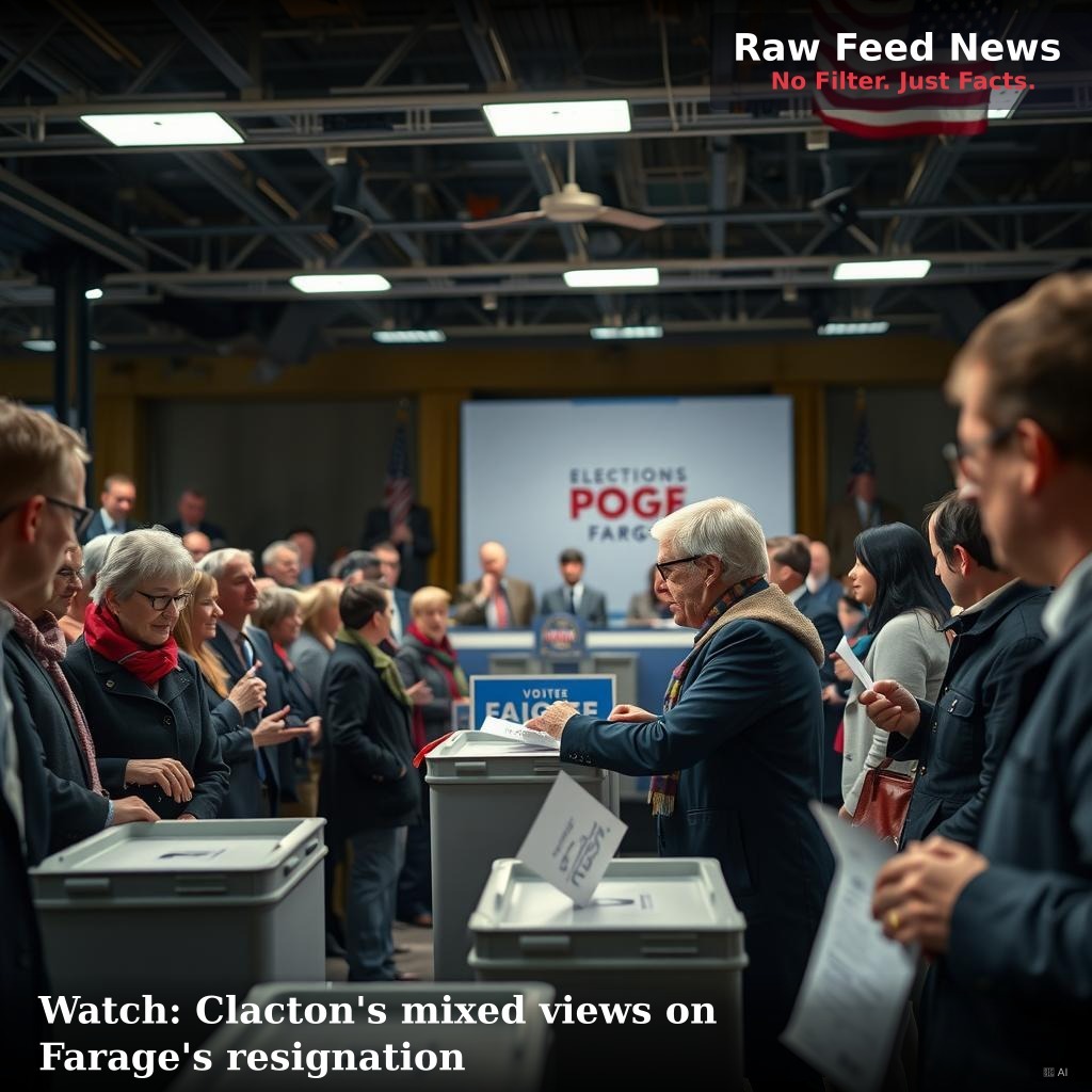 Watch: Clacton's mixed views on Farage's resignation