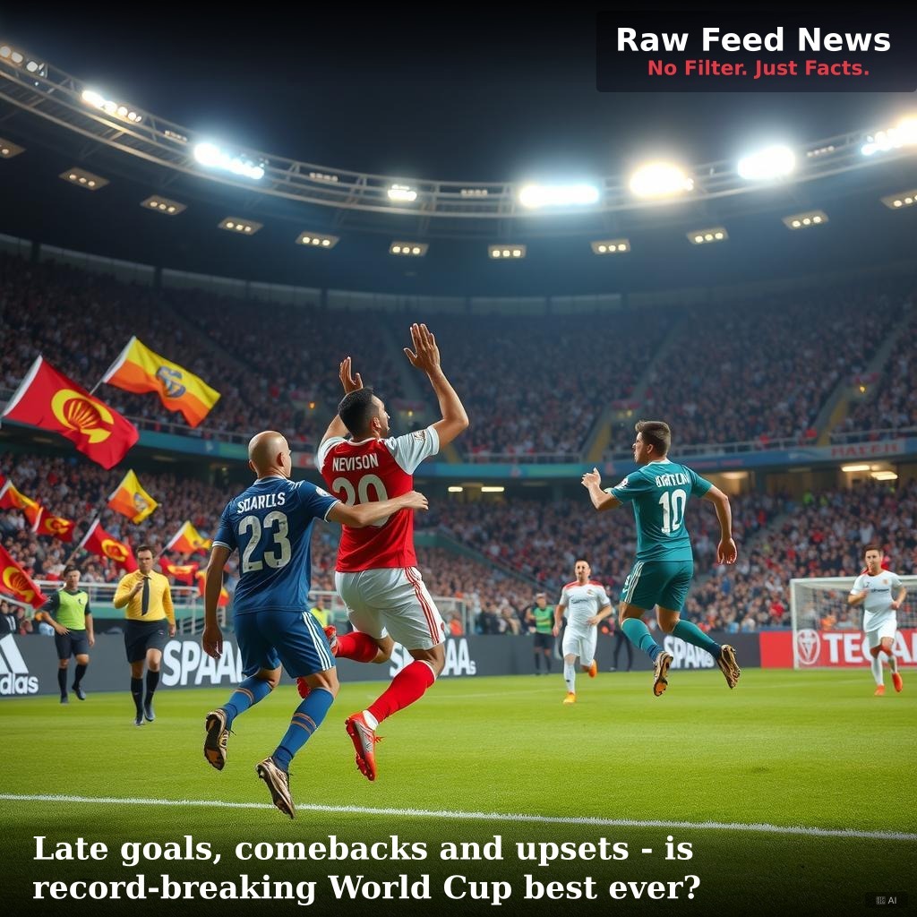 Late goals, comebacks and upsets - is record-breaking World Cup best ever?
