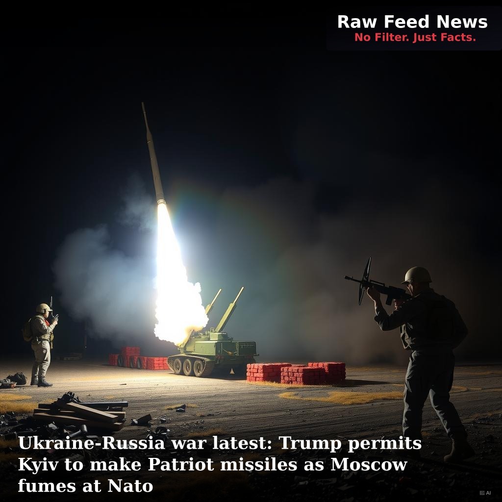 Ukraine-Russia war latest: Trump permits Kyiv to make Patriot missiles as Moscow fumes at Nato