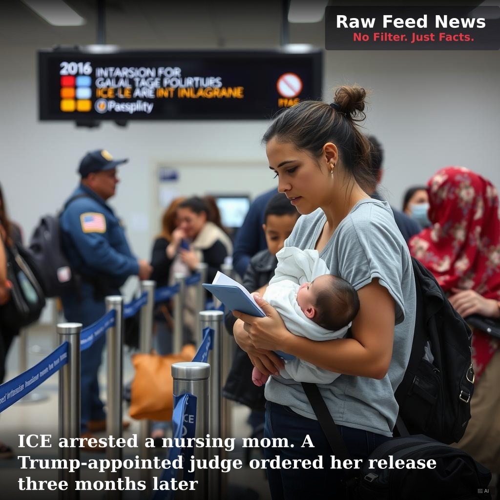 ICE arrested a nursing mom. A Trump-appointed judge ordered her release three months later