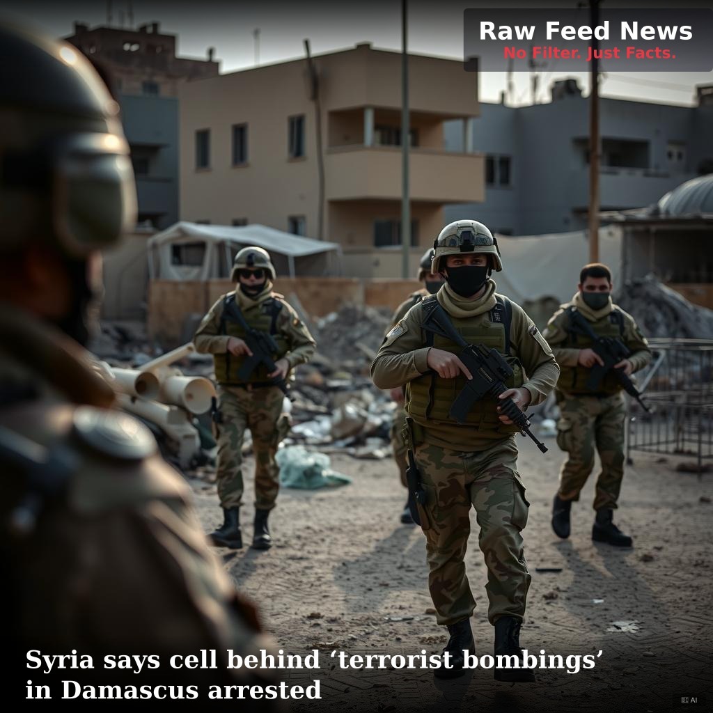 Syria says cell behind ‘terrorist bombings’ in Damascus arrested