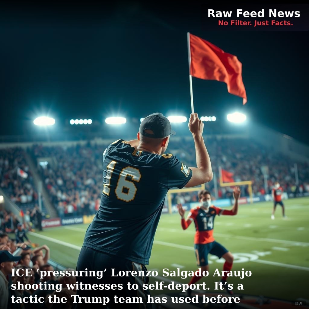 ICE ‘pressuring’ Lorenzo Salgado Araujo shooting witnesses to self-deport. It’s a tactic the Trump team has used before