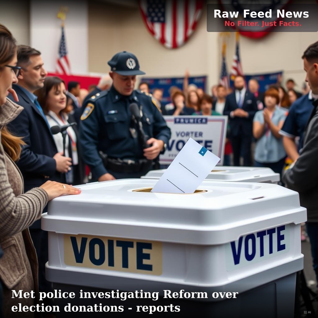 Met police investigating Reform over election donations - reports