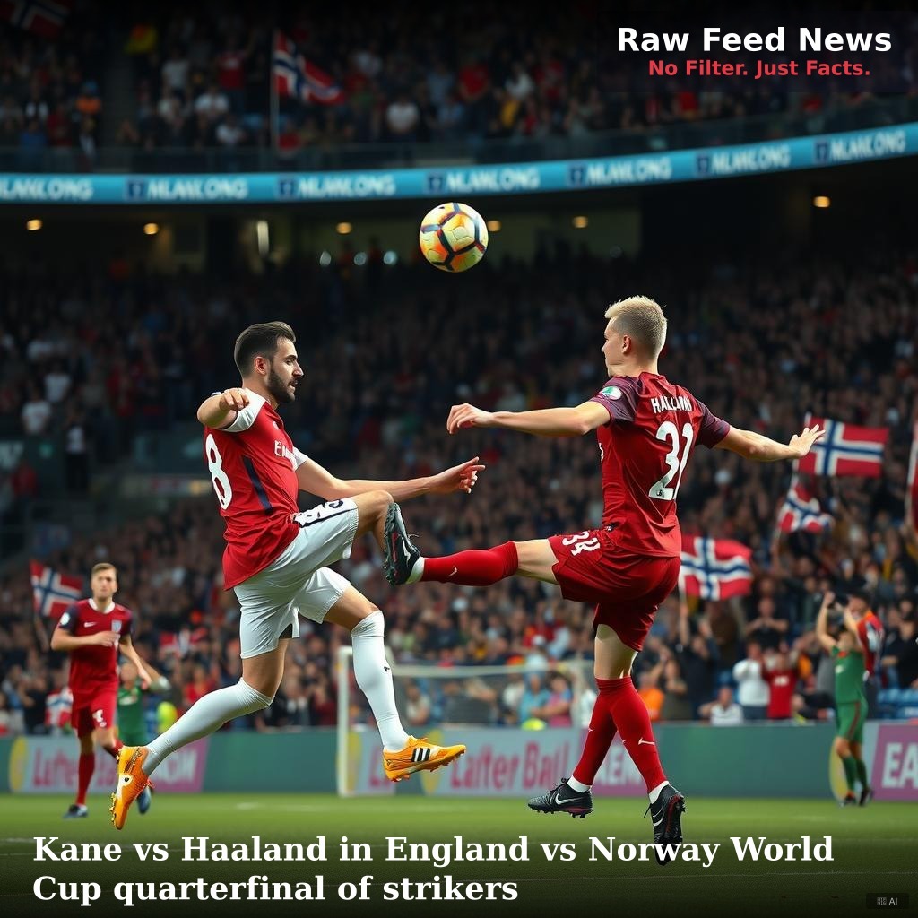 Kane vs Haaland in England vs Norway World Cup quarterfinal of strikers