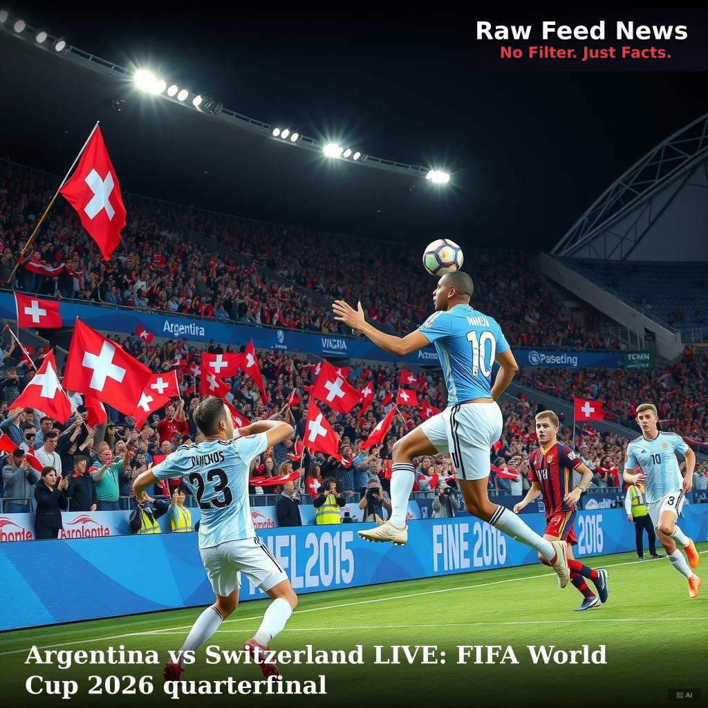 Argentina vs Switzerland LIVE: FIFA World Cup 2026 quarterfinal