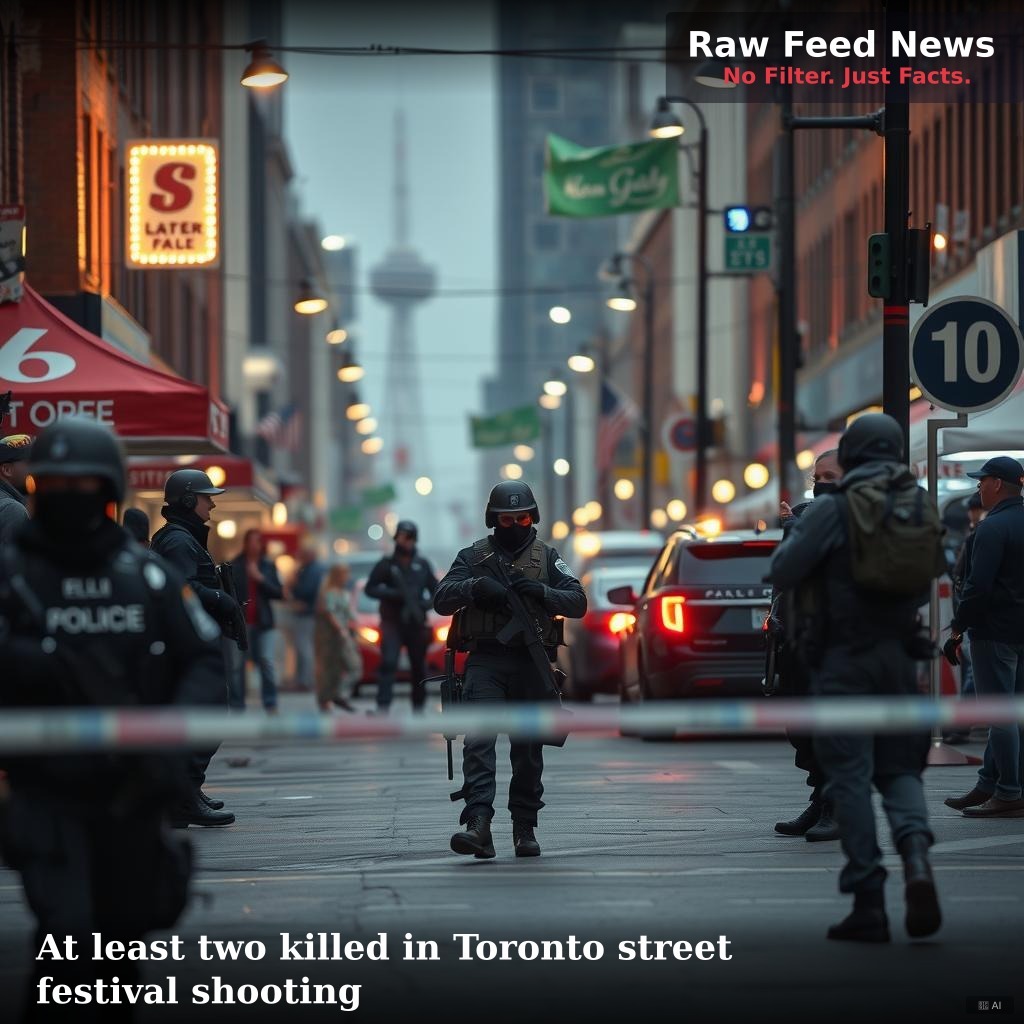 At least two killed in Toronto street festival shooting