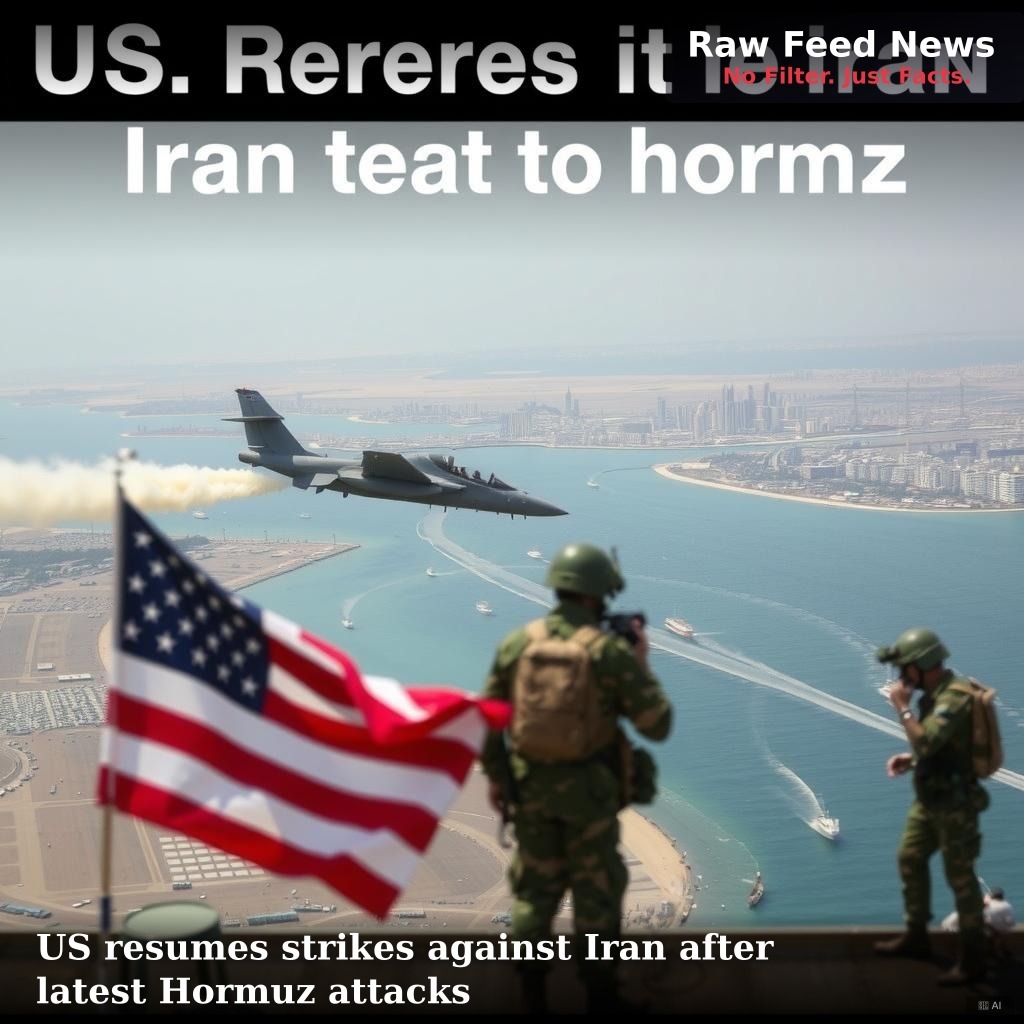 US resumes strikes against Iran after latest Hormuz attacks