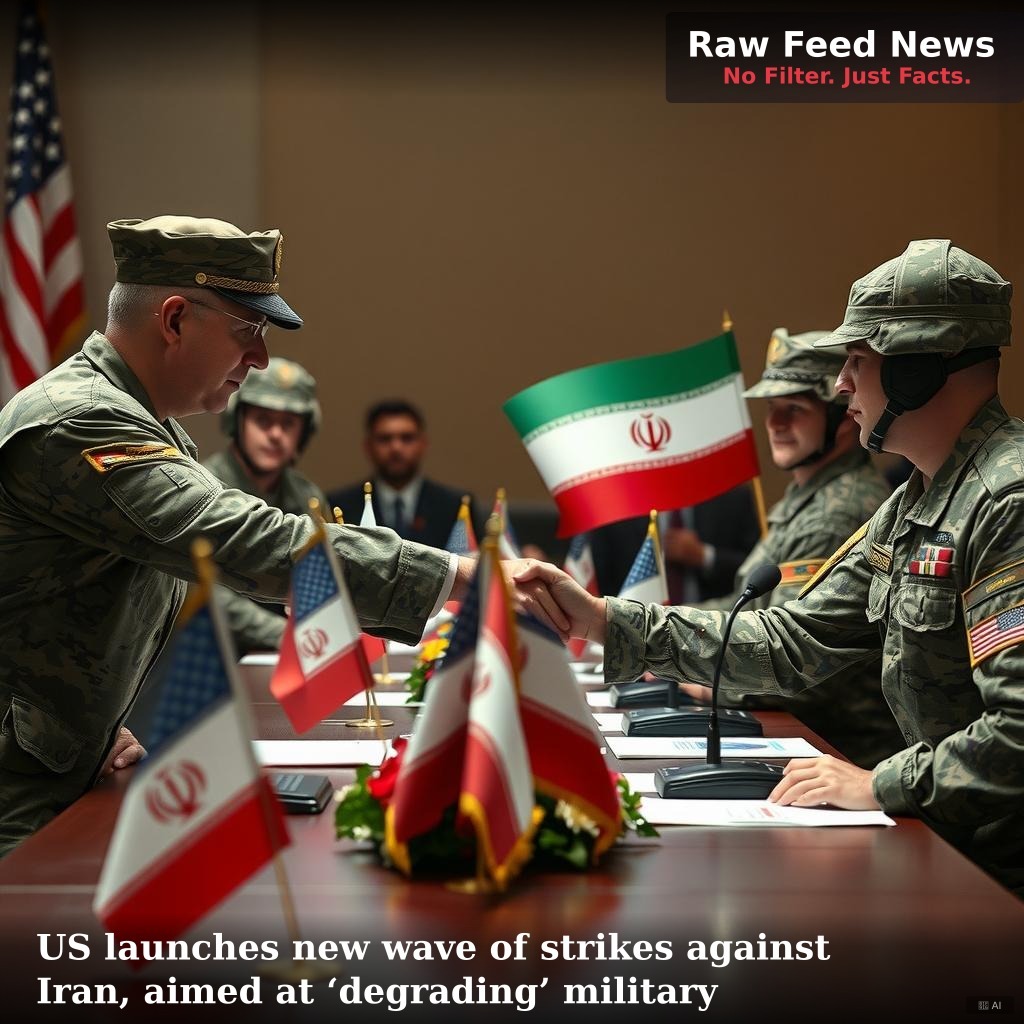 US launches new wave of strikes against Iran, aimed at ‘degrading’ military