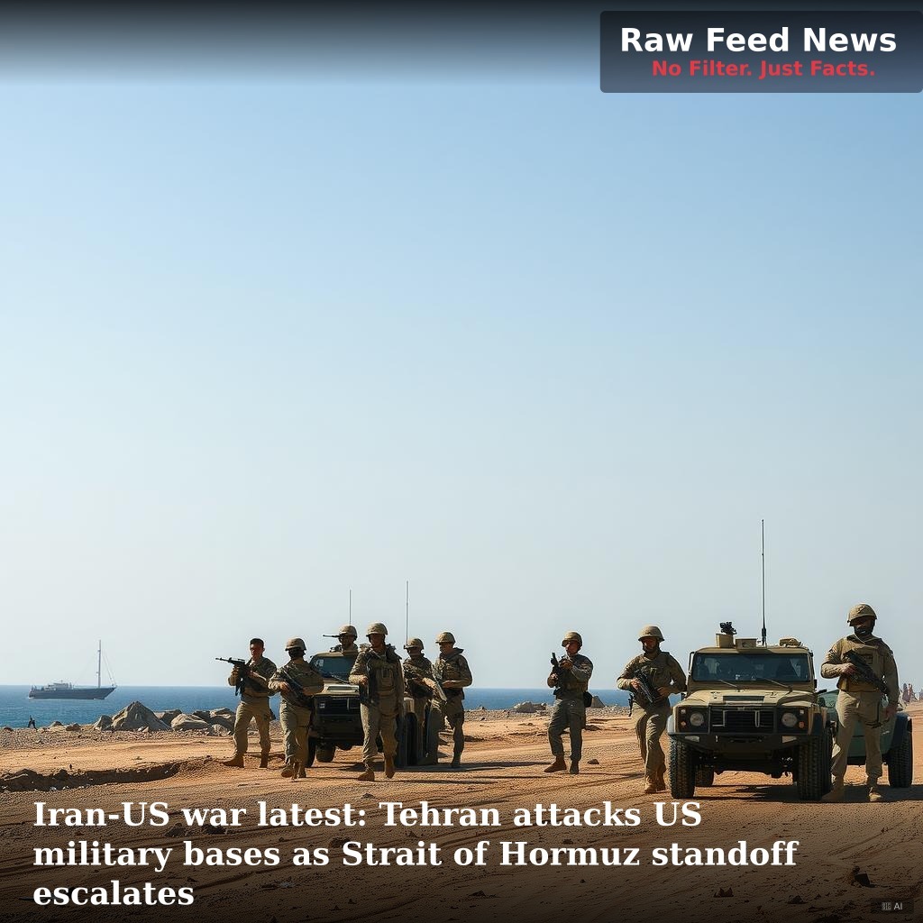 Iran-US war latest: Tehran attacks US military bases as Strait of Hormuz standoff escalates