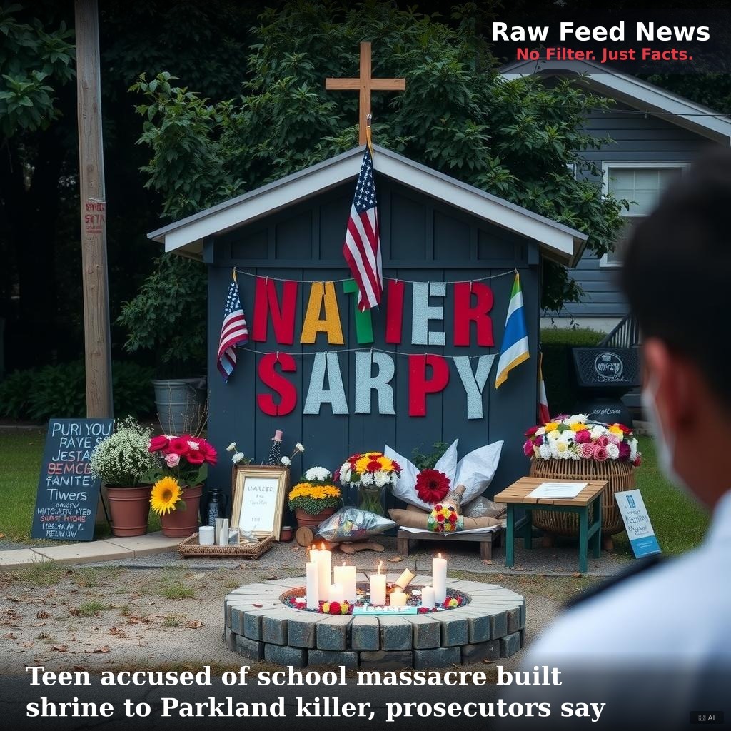 Teen accused of school massacre built shrine to Parkland killer, prosecutors say