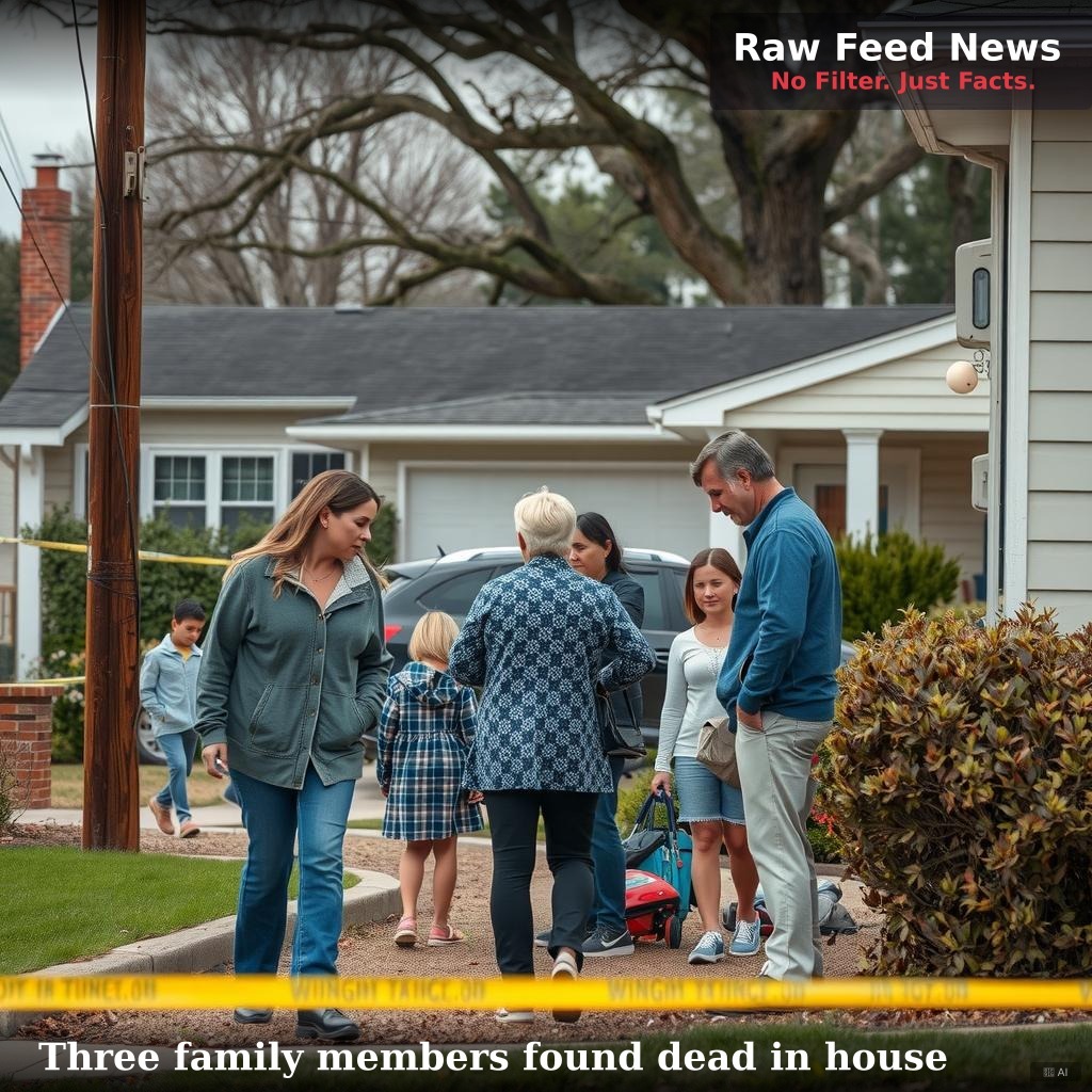 Three family members found dead in house