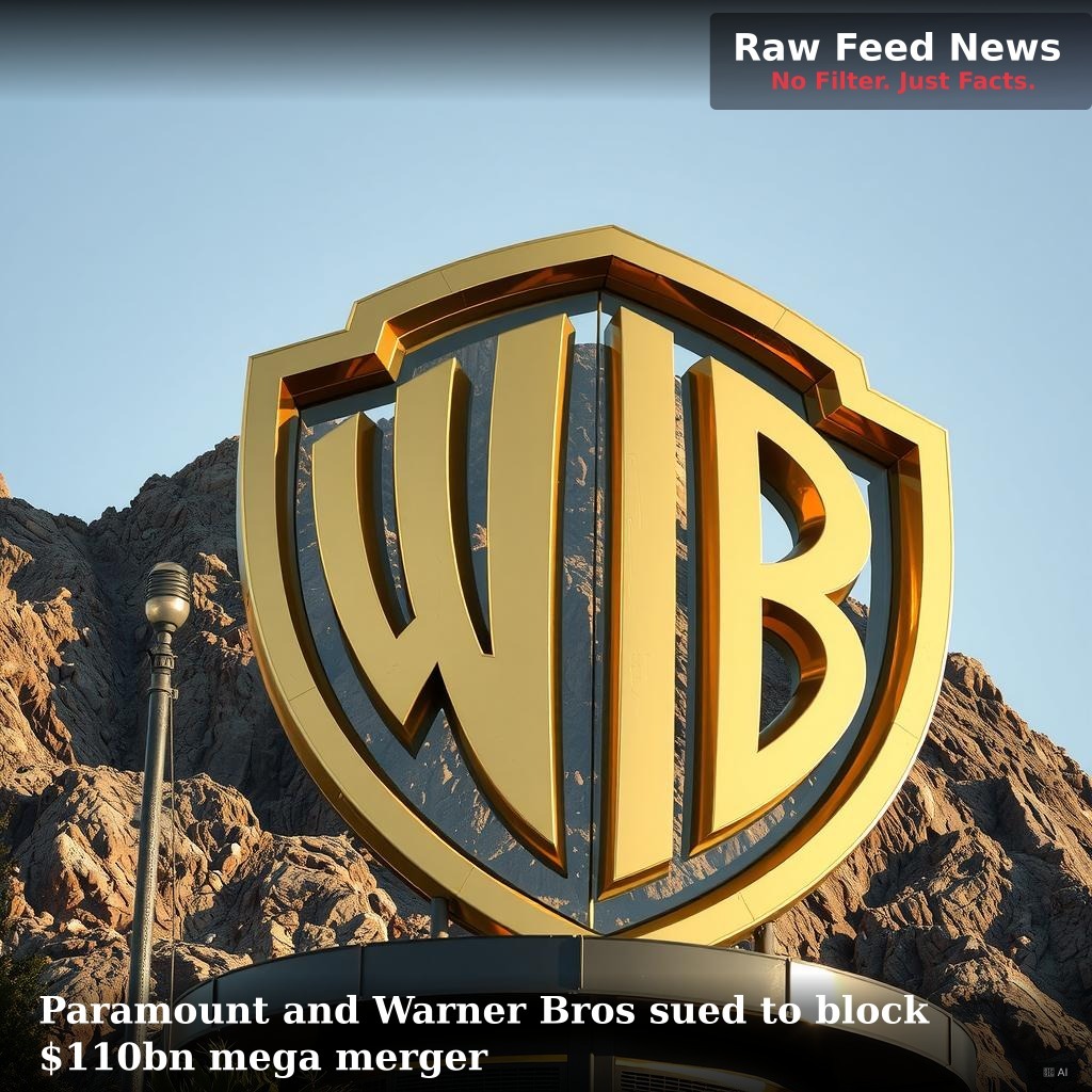 Paramount and Warner Bros sued to block $110bn mega merger