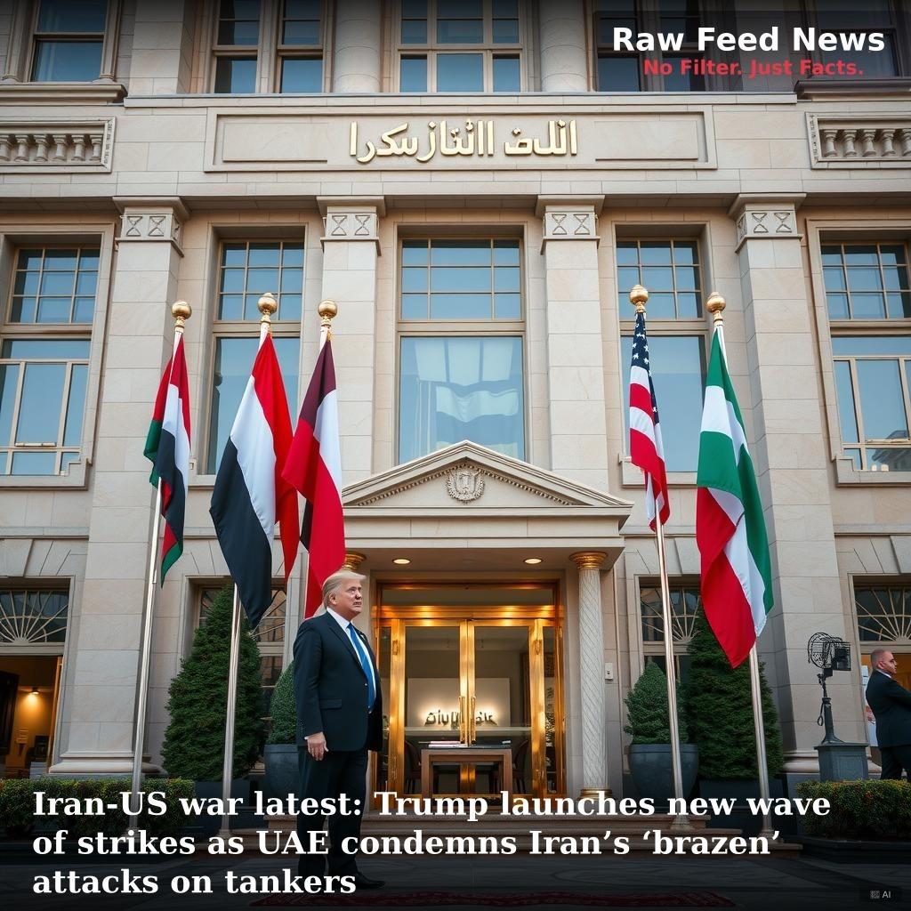Iran-US war latest: Trump launches new wave of strikes as UAE condemns Iran’s ‘brazen’ attacks on tankers