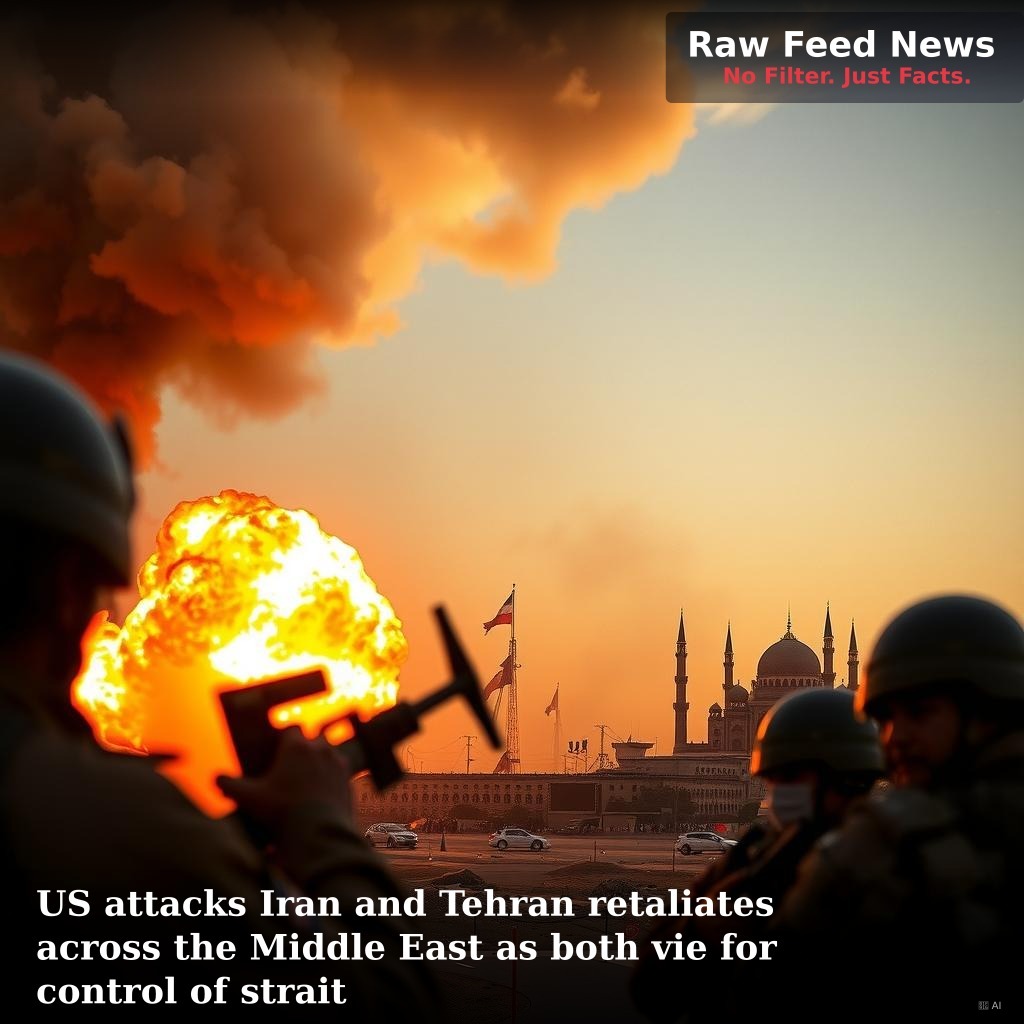 US attacks Iran and Tehran retaliates across the Middle East as both vie for control of strait
