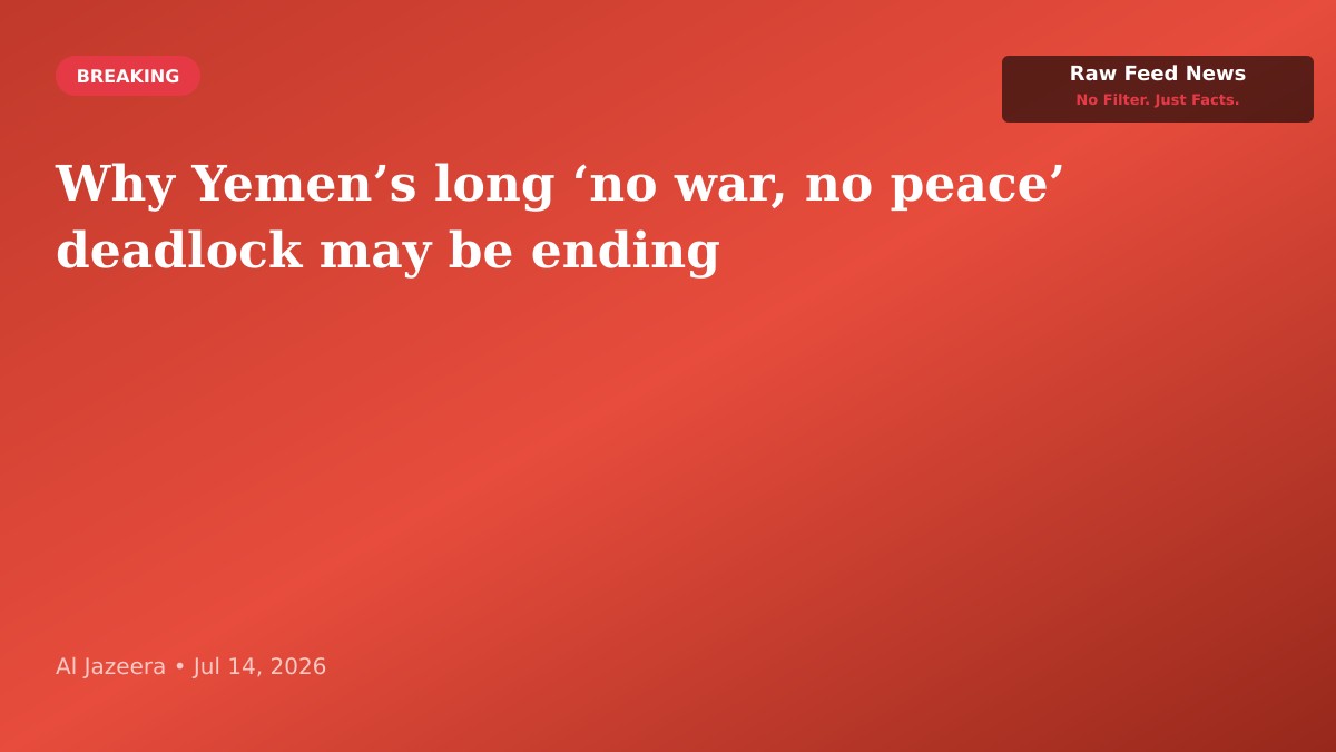 Why Yemen’s long ‘no war, no peace’ deadlock may be ending