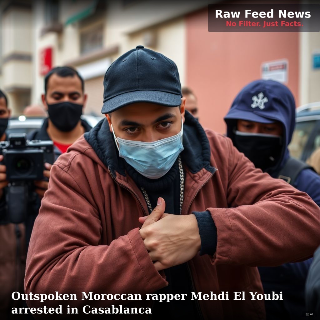 Outspoken Moroccan rapper Mehdi El Youbi arrested in Casablanca