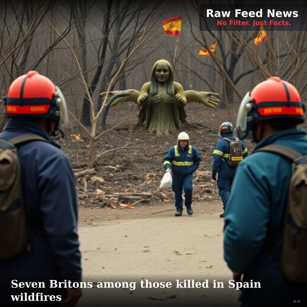 Seven Britons among those killed in Spain wildfires