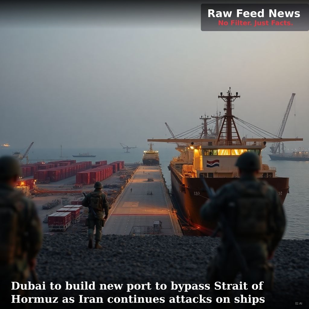 Dubai to build new port to bypass Strait of Hormuz as Iran continues attacks on ships