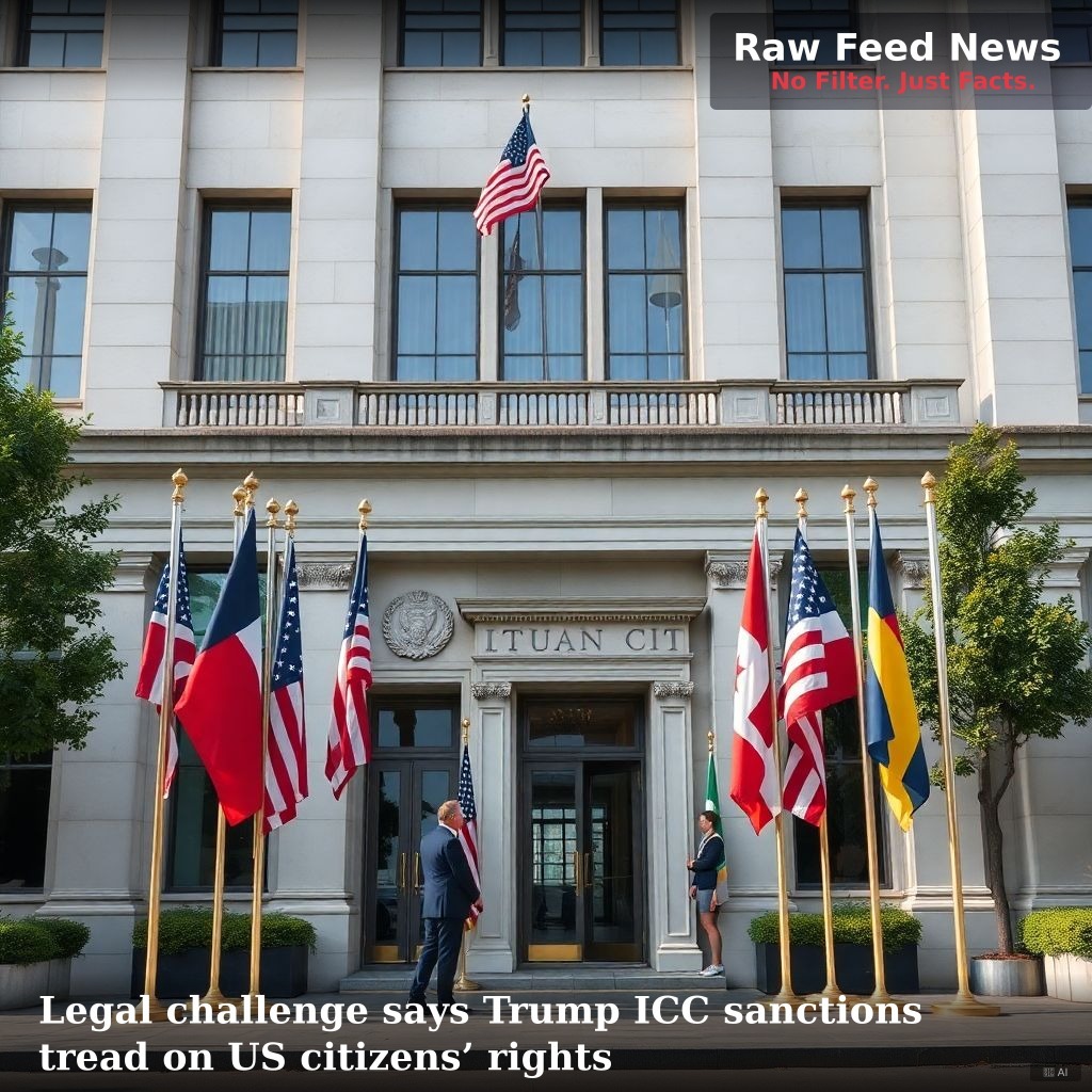 Legal challenge says Trump ICC sanctions tread on US citizens’ rights