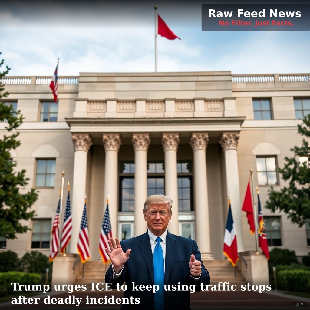 Trump urges ICE to keep using traffic stops after deadly incidents