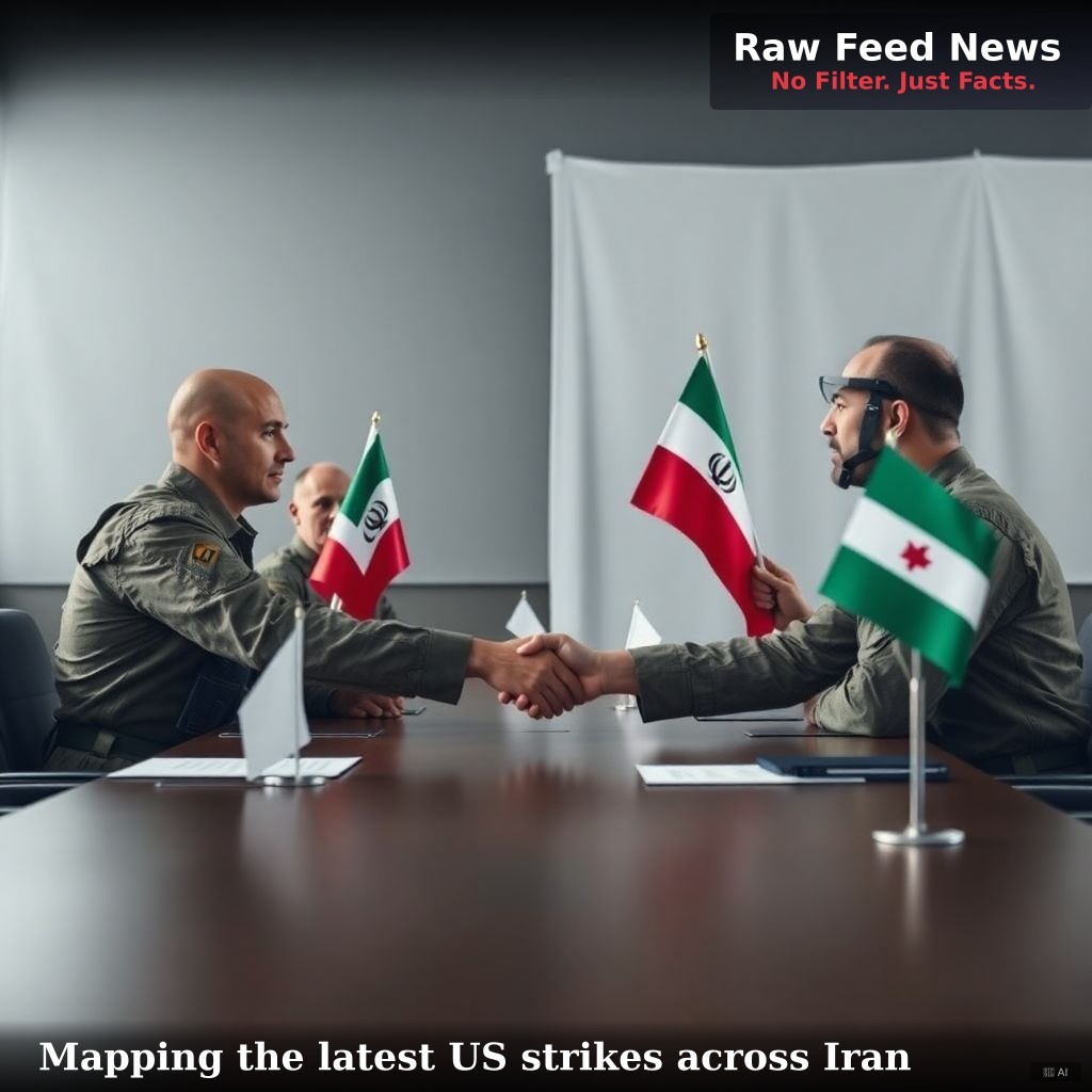 Mapping the latest US strikes across Iran