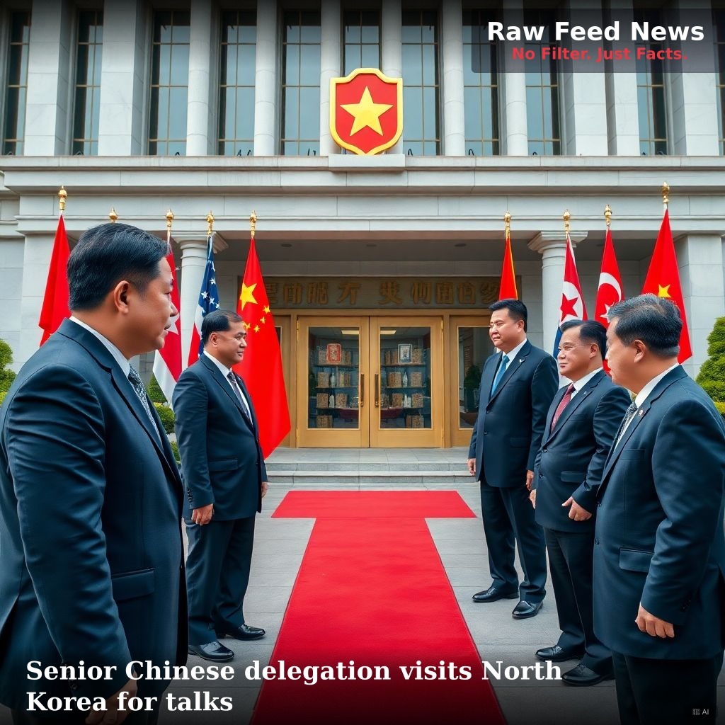 Senior Chinese delegation visits North Korea for talks