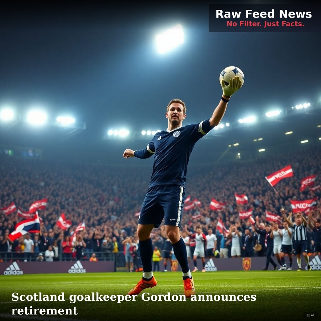 Scotland goalkeeper Gordon announces retirement