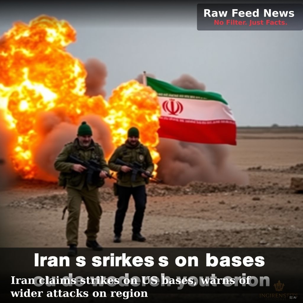 Iran claims strikes on US bases, warns of wider attacks on region