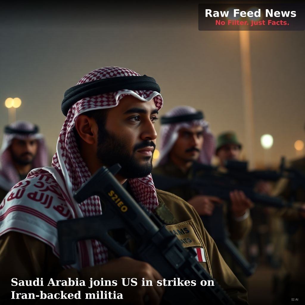 Saudi Arabia joins US in strikes on Iran-backed militia