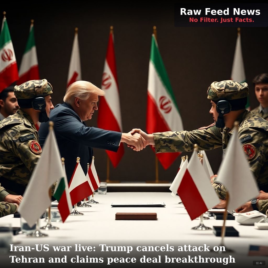 Iran-US war live: Trump cancels attack on Tehran and claims peace deal breakthrough
