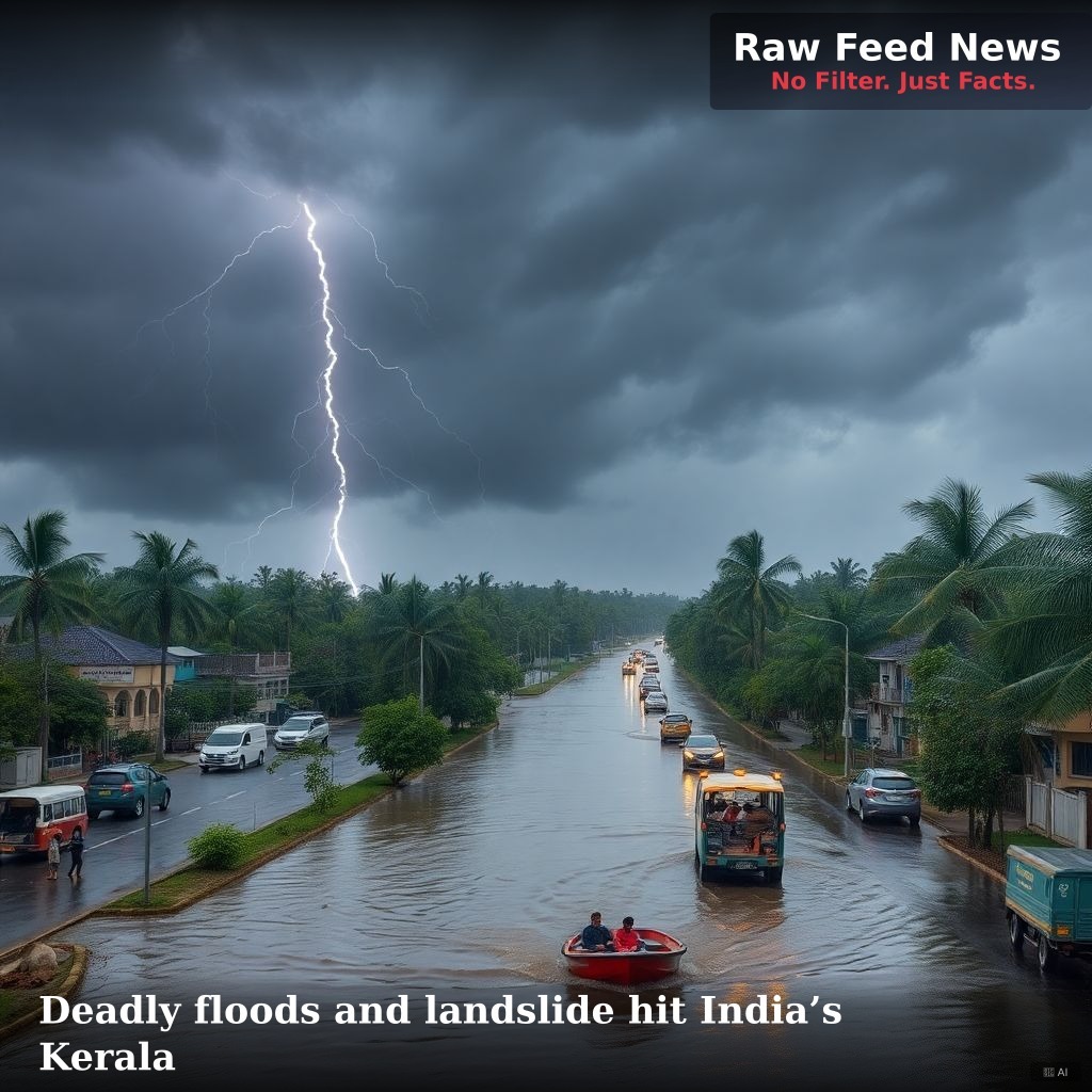 Deadly floods and landslide hit India’s Kerala