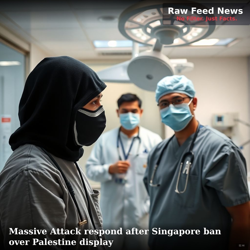 Massive Attack respond after Singapore ban over Palestine display