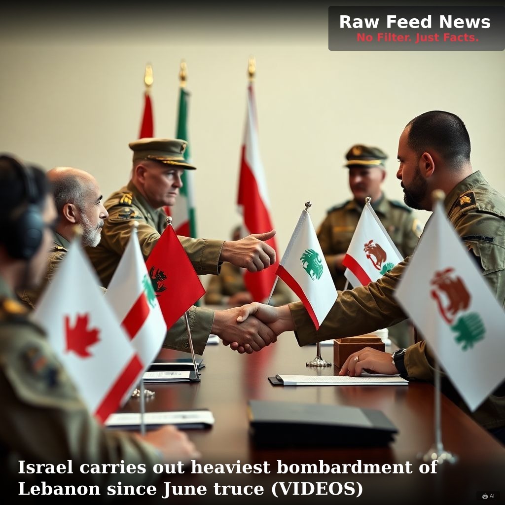 Israel carries out heaviest bombardment of Lebanon since June truce (VIDEOS)