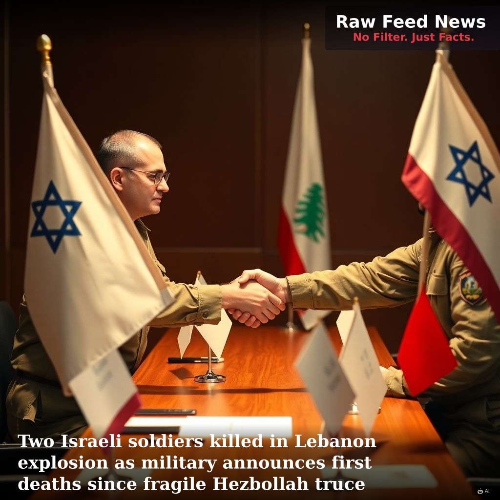 Two Israeli soldiers killed in Lebanon explosion as military announces first deaths since fragile Hezbollah truce