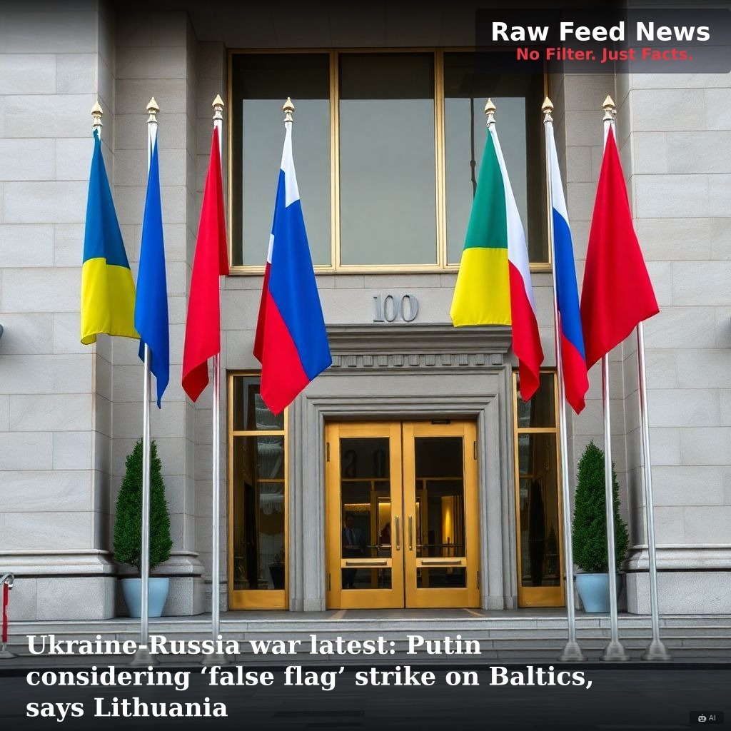 Ukraine-Russia war latest: Putin considering ‘false flag’ strike on Baltics, says Lithuania