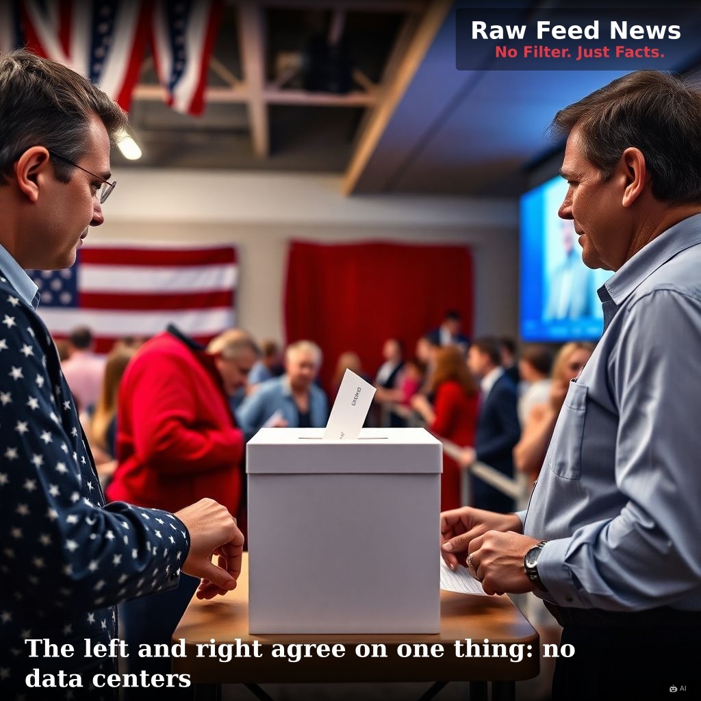 The left and right agree on one thing: no data centers