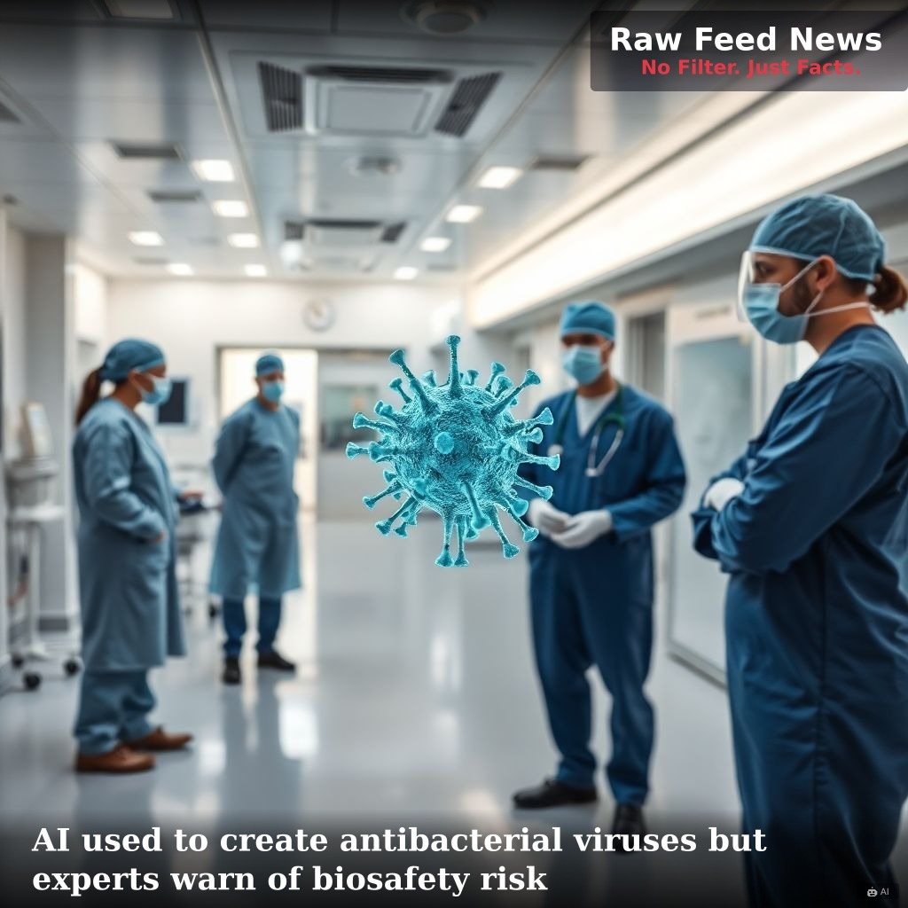 AI used to create antibacterial viruses but experts warn of biosafety risk