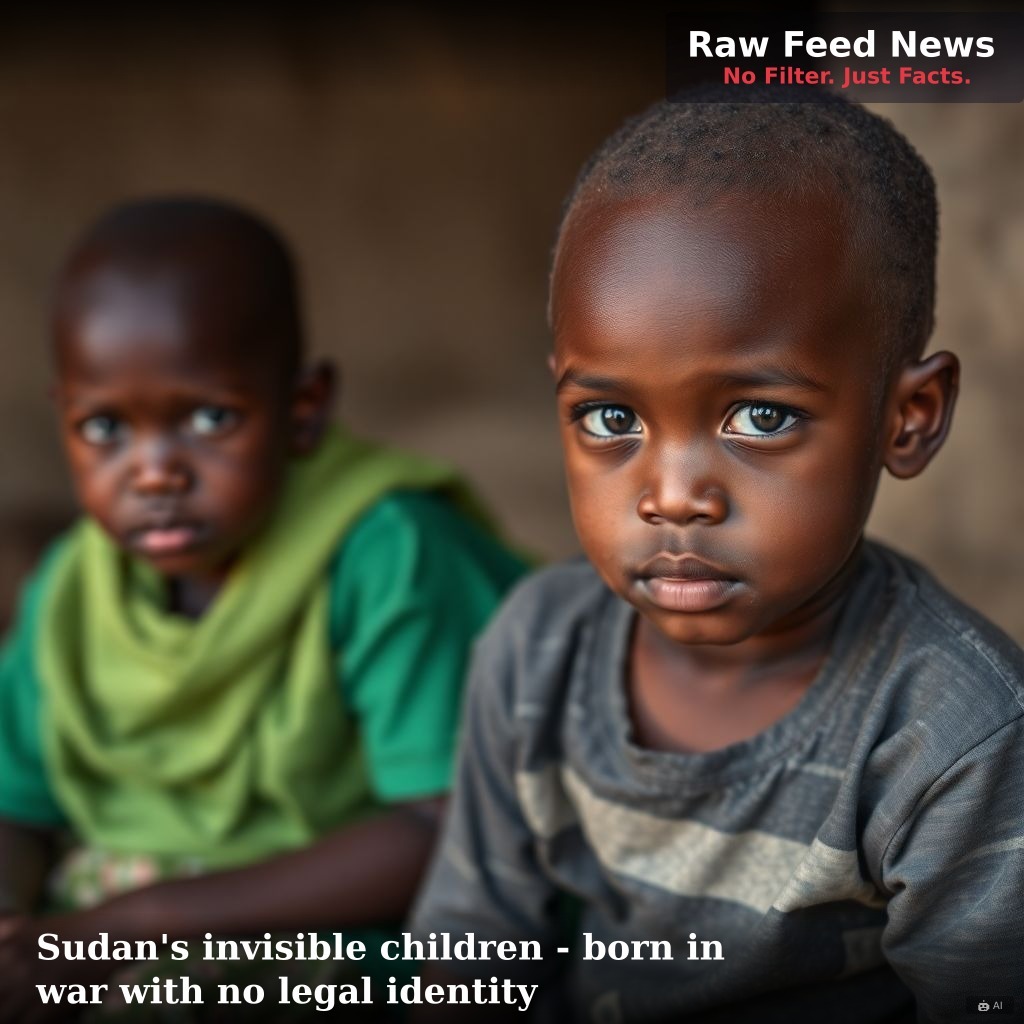 Sudan's invisible children - born in war with no legal identity