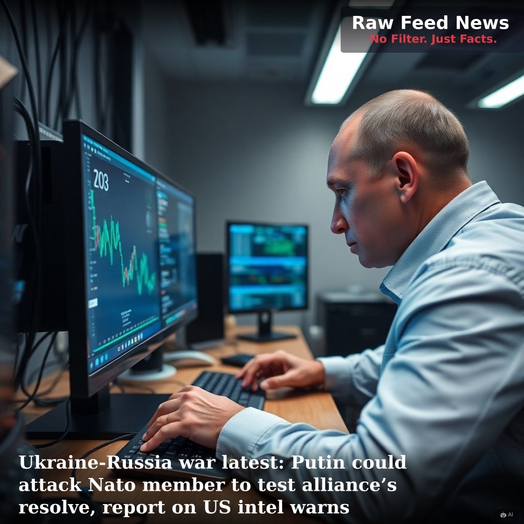 Ukraine-Russia war latest: Putin could attack Nato member to test alliance’s resolve, report on US intel warns