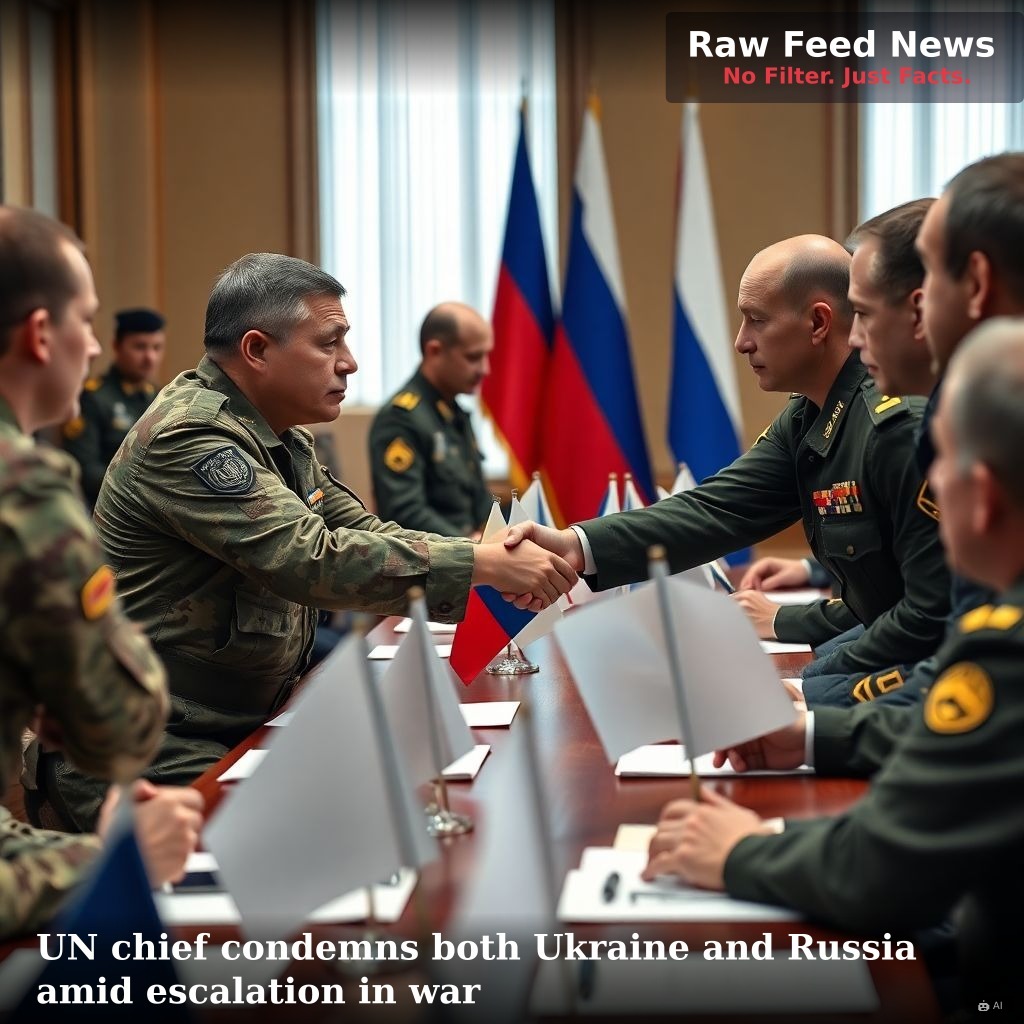UN chief condemns both Ukraine and Russia amid escalation in war