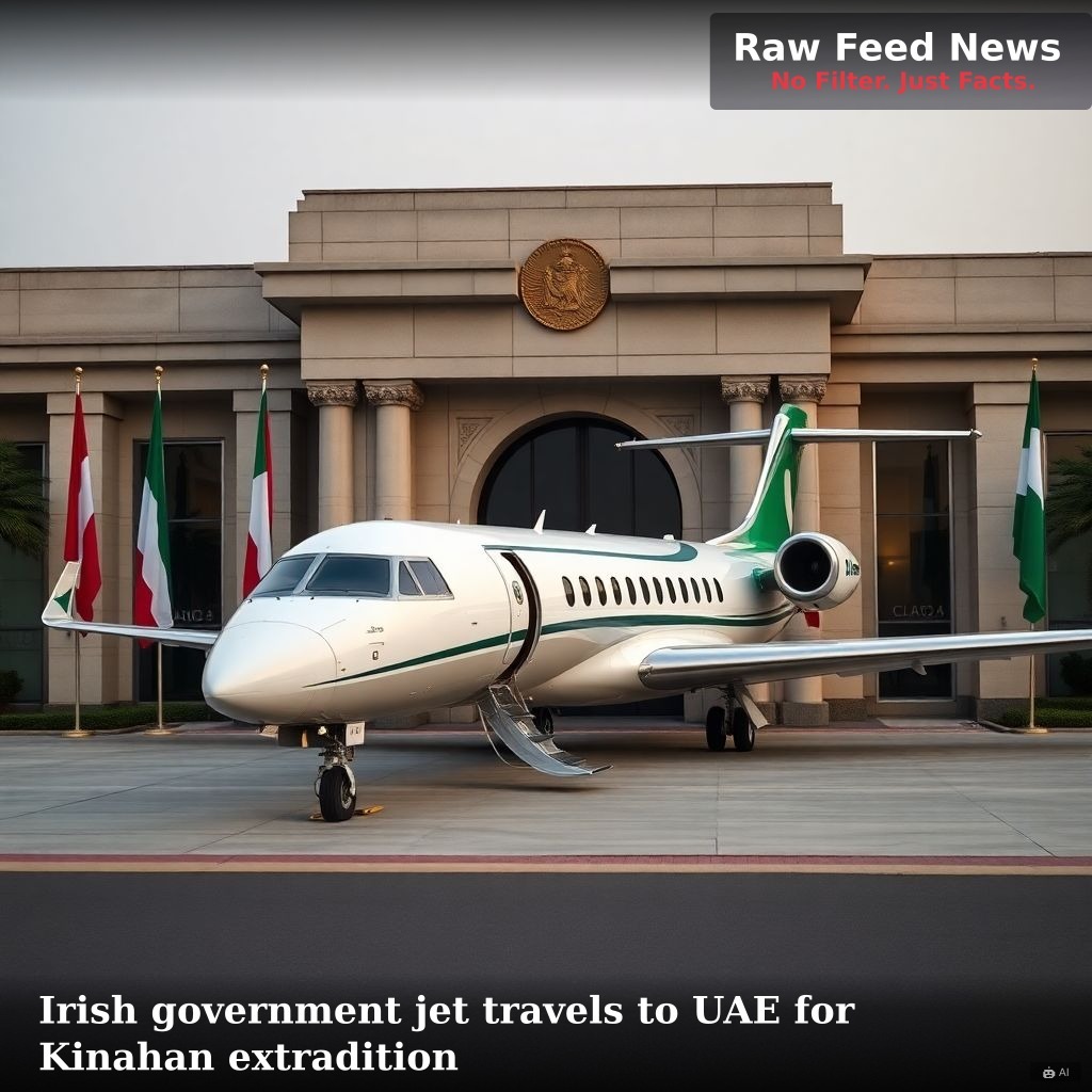 Irish government jet travels to UAE for Kinahan extradition