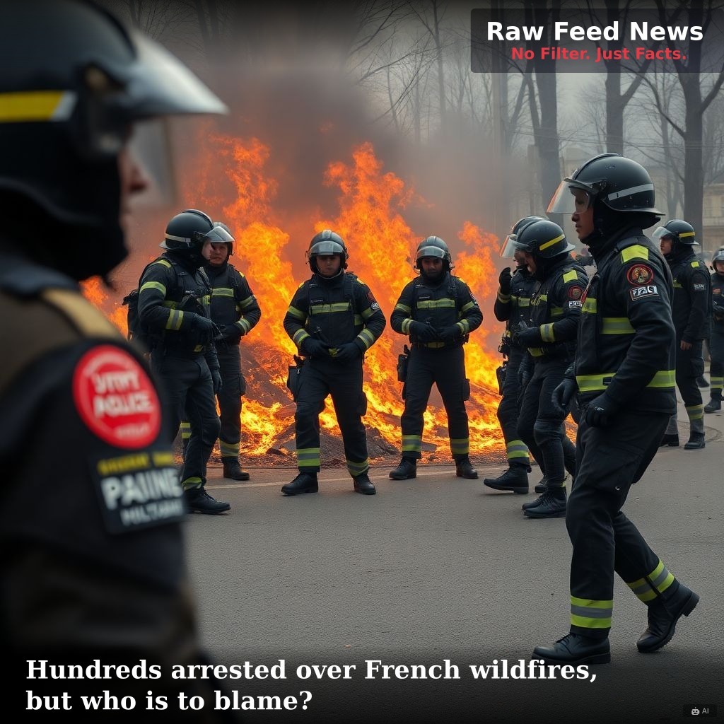 Hundreds arrested over French wildfires, but who is to blame?
