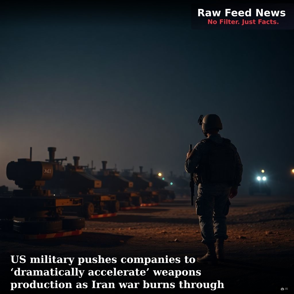 US military pushes companies to ‘dramatically accelerate’ weapons production as Iran war burns through supply, memo says