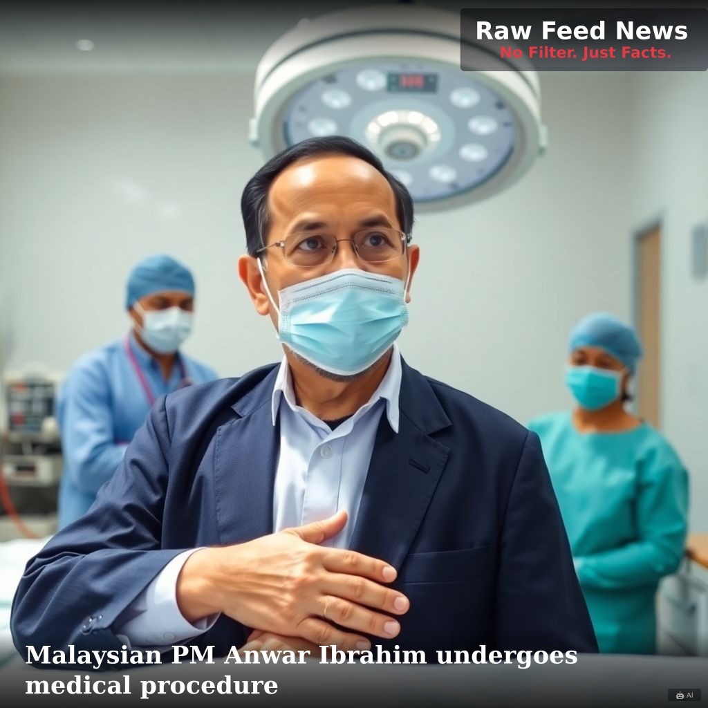 Malaysian PM Anwar Ibrahim undergoes medical procedure