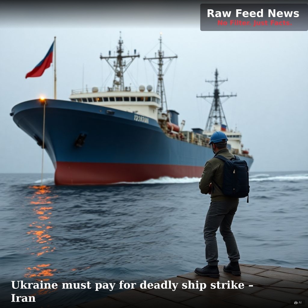 Ukraine must pay for deadly ship strike – Iran