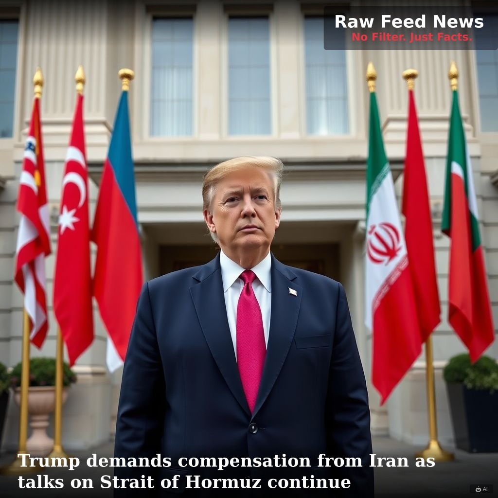 Trump demands compensation from Iran as talks on Strait of Hormuz continue
