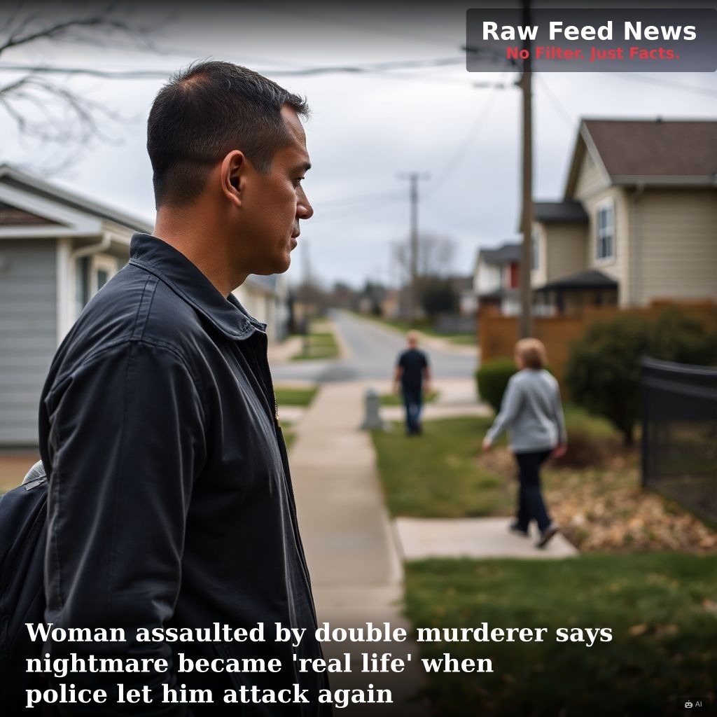 Woman assaulted by double murderer says nightmare became 'real life' when police let him attack again