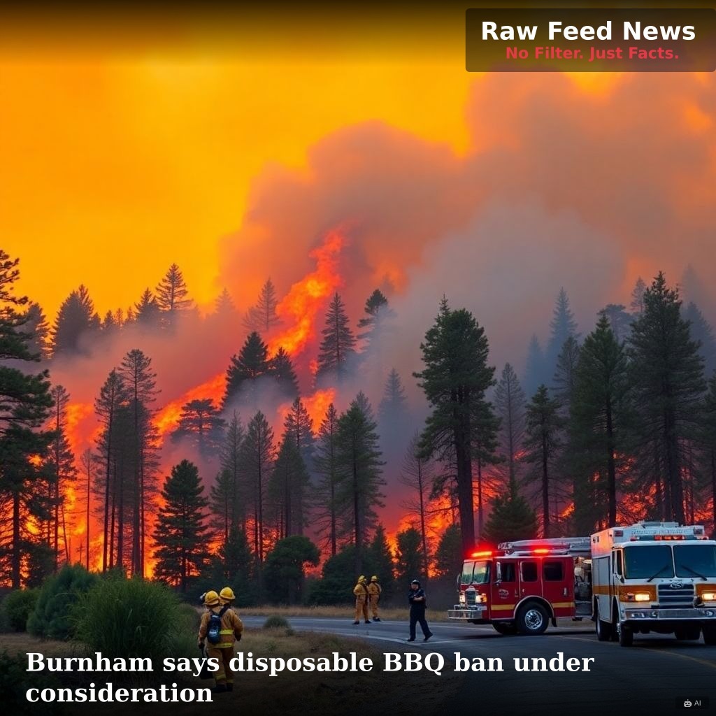 Burnham says disposable BBQ ban under consideration