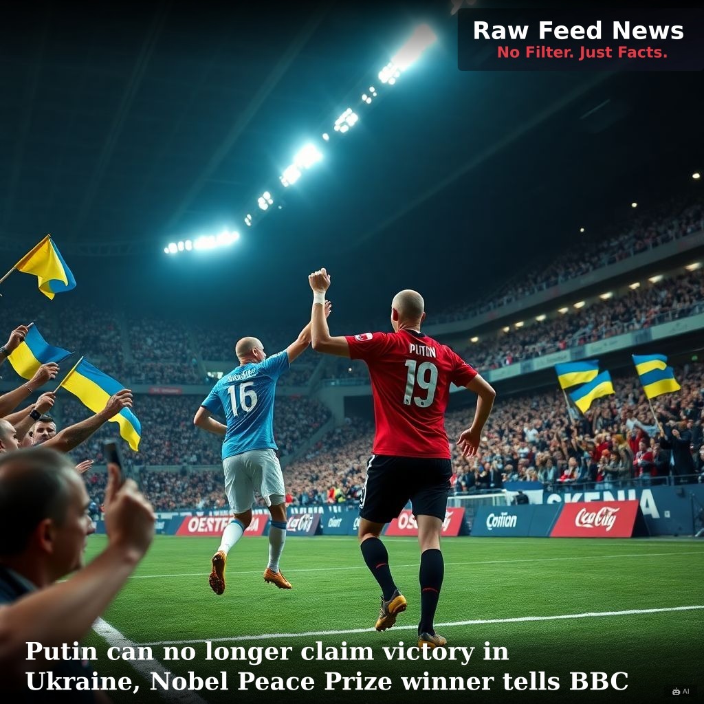 Putin can no longer claim victory in Ukraine, Nobel Peace Prize winner tells BBC
